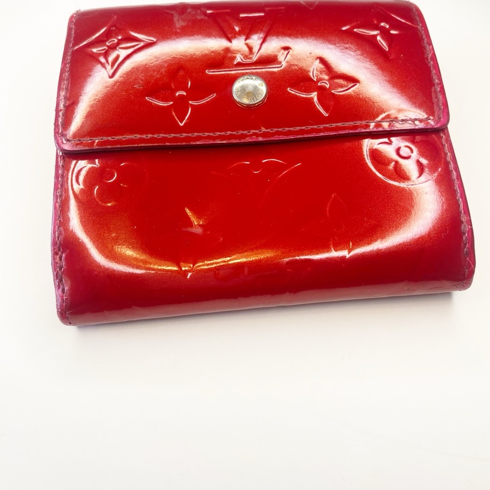 Louis Vuitton Elise Vernis Wallet – Red Patent Monogram - Picture 10 of 16